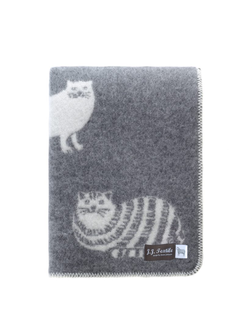 Purr-fectly Adorable Cat Lover's Wool Blanket